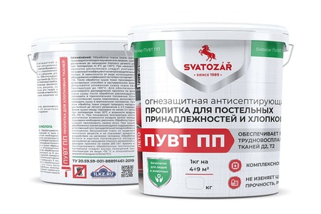 Купить огнезащитную антисептирующую пропитку Svatozar ПУВТ ПП